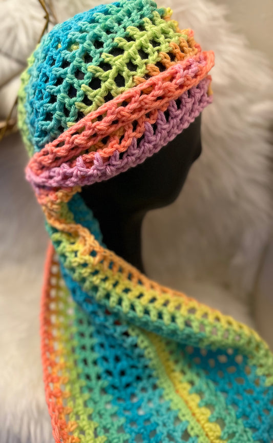 Custom crochet durag