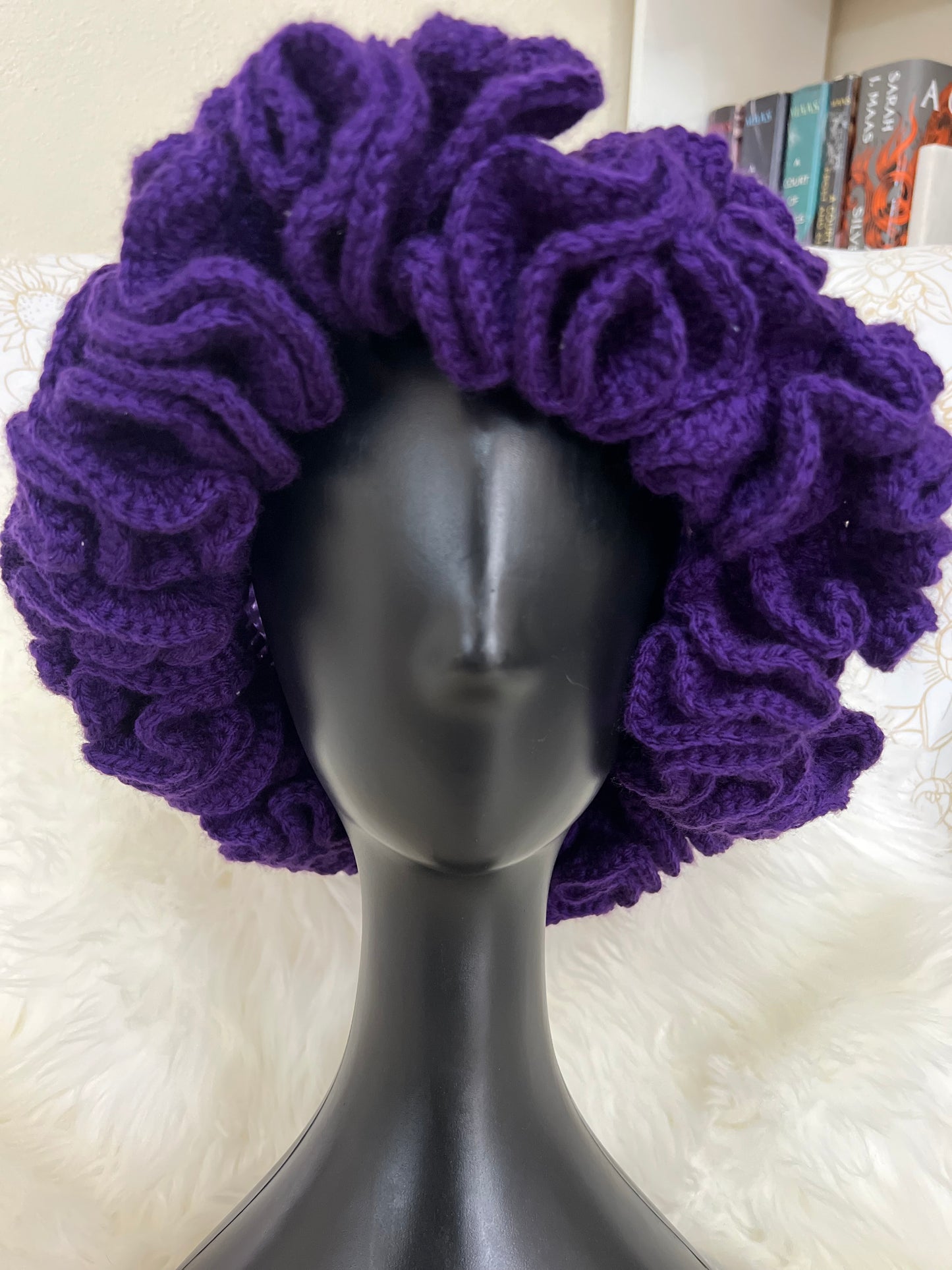 Ruffle hat (made to order)